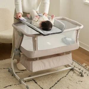 리안 드림콧 신생아 유아침대 풀세트 아기침대+기저귀 교환대