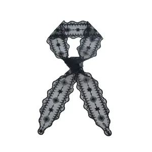 [롯데백화점]루이까또즈 레이스 방도 스카프 스노우방도 블랙 2DSM592BL