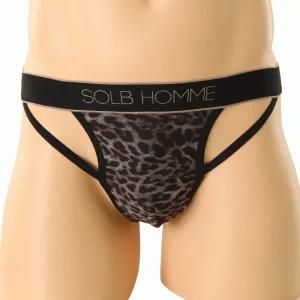 솔브 세일 행사 남성팬티 섹시한 망사 호피 나염 남성 작스트랩_SMPD287ASG