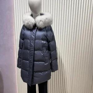 [올리비아로렌] MG01 후드 폭스퍼 구스점퍼 신선도원몰 VVCKD3WA361 (S41095862)