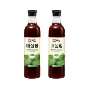 백설 매실청 1.025kg x2개