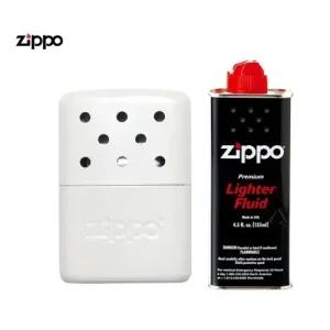 ZIPPO 핸드워머 미니손난로 펄화이트 2종세트(손난로+133ml 오일)