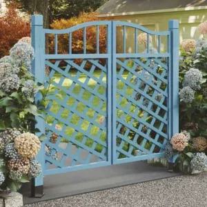 두꺼운 전원주 열면 대문 현관 울타리 방부목 전원주책 공원