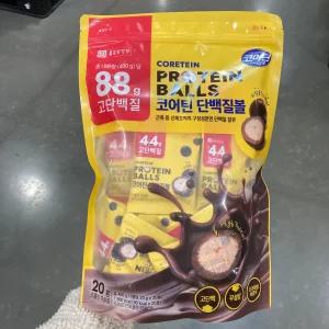 종근당건강 코어틴 프로틴 볼 400g 다크초콜릿