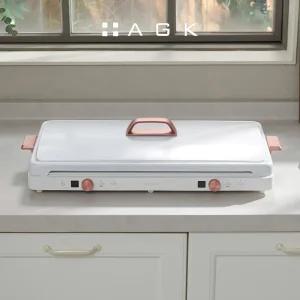 AGK NORDIC 와이드 플렛 2구 인덕션 + 전용 그릴 포함