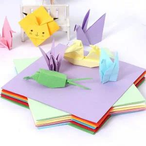 종이접기 무지 색종이 비행기 딱지접기 할로윈 종이배