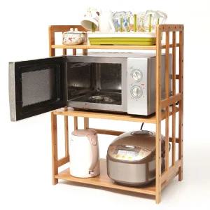 전기밥솥장 오븐다이 주방 선반 렌지대 전자렌지장 렌지대(3단) - 길이 43cm