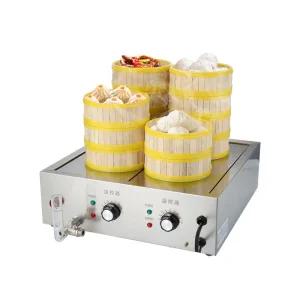 만두 찜기 산업용 스팀 스티머 고구마 다기능 오븐 찜 기계 - 2홀