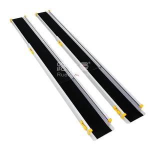 계단리프트 휠체어 휴대용 미끄럼방지 경사로 보드 MR207-4 한 쌍(길이 120cm)