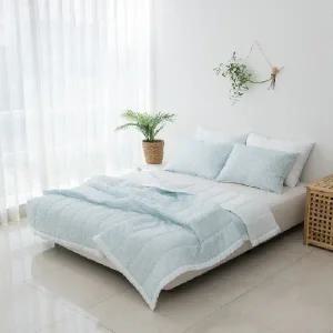 쿨하니 여름 차렵이불베개 세트 시원한 여름 냉감이불베개 퀸(Q)세트 (차렵이불1개+베개커버2개)