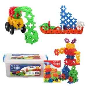 한립토이스 해피미니사각블럭 220PCS 와플블럭 유아 어린이