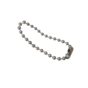 10cm군번줄 (100mm) 100개입 줄 목걸이줄 군번줄 구슬줄 볼체인 메탈체인