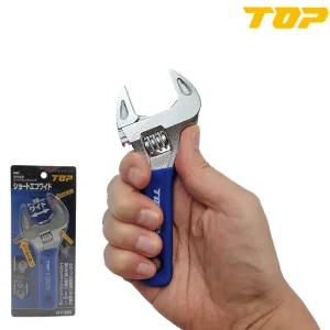 TOP 탑 6인치 에코 와이드 숏 경량 몽키 스패너 HY-38S