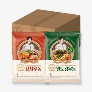 삼립 간식 하이면 우동 총 20개 김치우동 198g 10개 완도김우동 205g 10개