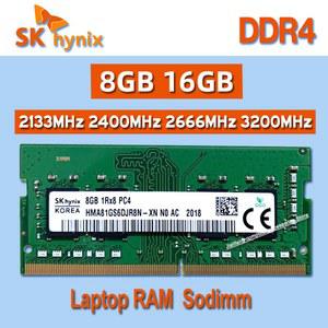 SK 하이닉스 RAM DDR4 노트북 메모리 8GB 16GB 213 Hz 2400MHz 2666MHz 3200MHz 1Rx8 2Rx8 1Rx16 PC4 2133P 2400T 2666V 3200AA SO