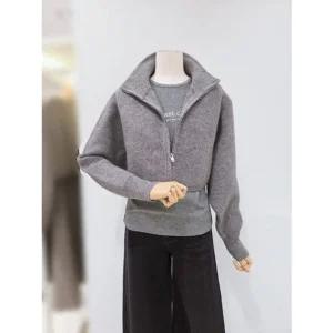 [갤러리아] [SOUP] 나시 세트 크롭 집업 가디건 SBATX3Z