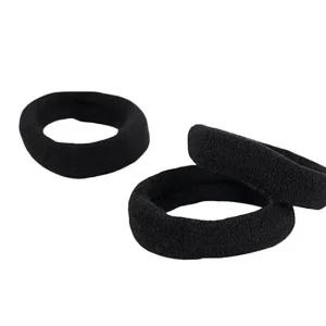 기모스판 머리끈 검정색)3개입 데일리머리끈 머리밴드 기본머리끈 기본헤어끈 머리끈세트