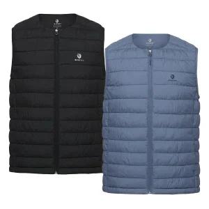 [블랙야크](강남점)25년신상 남성 경량패딩조끼 미드레이어 베이직 에센셜 라운드넥 볼패딩 베스트 1BYV...