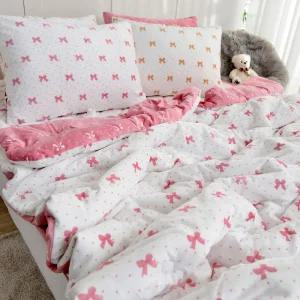 양면 극세사 이불 겨울 기숙사 싱글 한겨울 이불패드 침대 침구 세트 슈퍼싱글 퀸