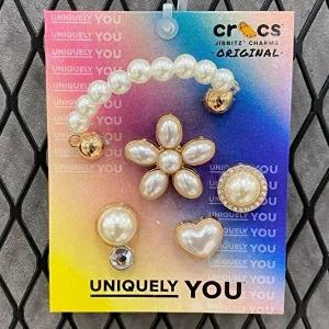 [셀러허브 1]크록스 HC02 진주 주얼리 5PACK JIBBITZ SET 매장발송 CROCS 신발 꾸미기 악세사리 참 파츠 1
