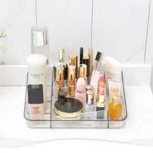아크릴 화장품 수납 정리함 테이블 오거나이저 수납함 립스틱 케이스 화장솜 보과함 화장실