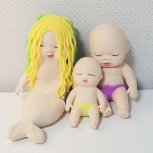 엽기 베이비 말랑이 스퀴시 모래 주물럭 스트레스볼 웃긴선물 힐링 촉감놀이