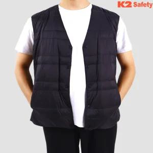 K2 세이프티 구스 다운 패딩 조끼 남성 경량 VE1281