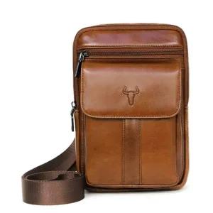 남자메신저백 남성 미니 크로스백 가방 보조 메신저백 가죽 핸드폰