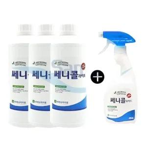 세니몰단독 세니콜 라이트 뿌리는 살균 소독제 1L 3개플러스 450mL