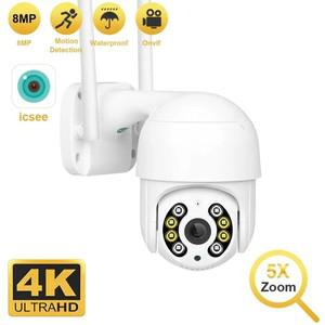 4K 8MP 무선 IP 카메라 야외 보안 Wifi PTZ 카메라 4MP HD 자동 추적 비디오 감시 CCTV 카메라 P2P iCsee A