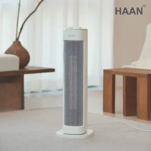 한경희 초슬림 타워형 좌우회전 초저소음 그래핀 PTC 온풍기 전기히터 HA-P6000M