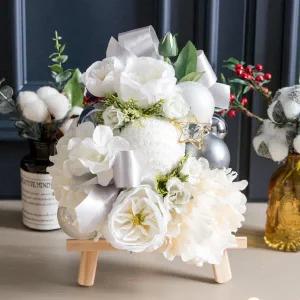 /플라워트리 크리스마스 이젤 미니트리 클레어 플로라 32cm 장식