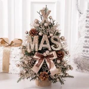 /플라워트리 크리스마스 미니트리 워머 럭셔리큐빅 45cm 완제품