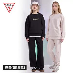 [게스] 여성 코튼테리 이지셋업 상하1세트