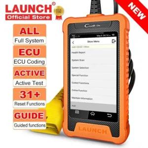 2024 LAUNCH X431 스캐너 자동차 가이드 진단 풀 OBD2 도구 시스템 엘리트