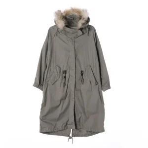 카이아크만 (WOMEN - S) 코튼 퍼 디테일 야상 자켓