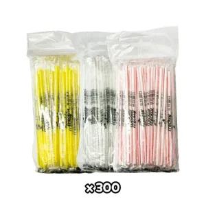 프레클리 우유 요구르트 아기 빨대 개별포장 색상 혼합 14cm 우유빨대 아기빨대