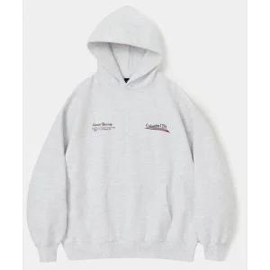 컬럼비아 유니버시티 CU BIG WAVE HFLEECE 후드 L그레이