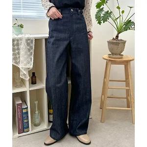 패션스타트 생지 와이드 진 청바지 팬츠 빈티지 클래식 논스판 코튼 면 트윌 데님 무지 원단 천