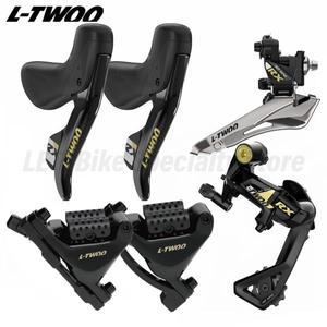 Ltwoo Rx 2x12단 로드 자전거 유압식 디스크 브레이크 + 캘리퍼 그룹셋 알루미늄/카본 키트 부품 액세서리