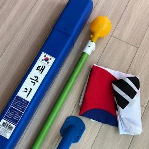 가정용 태극기 3단깃대 거치 브라켓 케이스 세트