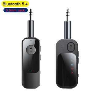 블루투스 5.4 오디오 수신기 송신기 3.5mm AUX 잭 비행기 USB 동글 무선 어댑터 TV PC 헤드폰 차량용 키트