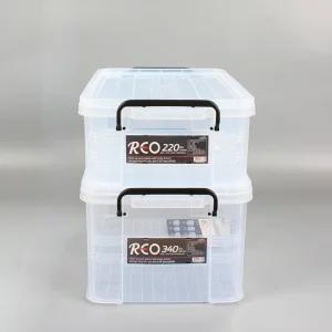 리빙박스 다용도 옷장정리함 식판수거 투명한 서류 교구 장난감 이불 침대밑수납 적재가능