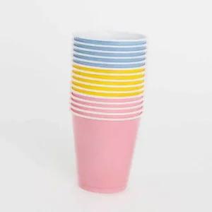 컬러 컵 음료수컵 파티컵 플라스틱컵 일회용컵 일회용컵 다회용컵 플라스틱컵