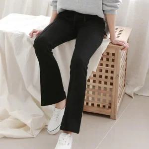 세미나팔 부츠컷 바지 나팔슬랙스 슬랙스 밴딩바지 레깅스바지 여자 밴딩팬츠 나팔바지 나팔 여성나팔바지 밴딩슬랙스 대유행