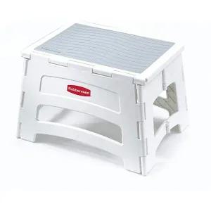 Rubbermaid 접이식 1단 플라스틱 의자 136kg 화이트 (RM-PL1W) 543399