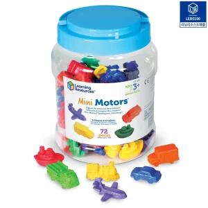 러닝리소스 수세기교구 여러가지 탈것 피규어 모형 숫자세기 분류놀이 인지학습 (72p)