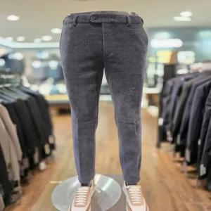 [바쏘옴므] WSZ4PS11ACH 25년F/W 챠콜 코듀로이 히든사이드밴딩 캐주얼 팬츠