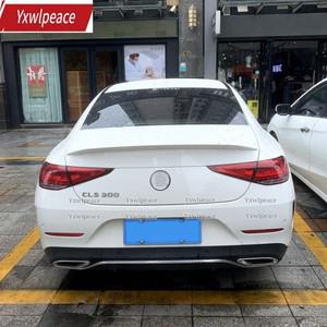 메르세데스-벤츠 CLS300 350 450 CLS53 세단 C257 2018 2020 고품질 ABS 리어 트렁크 립 스포일러 액세서리