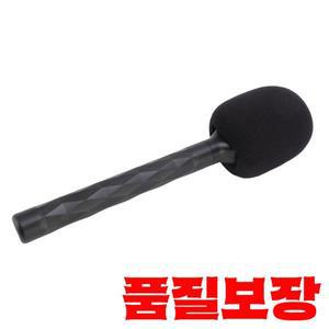 마이크 핸들 핸드헬드 무선 라브 어댑터 소음 스펀지 포함 DJI MIC 1/2 미니 적합